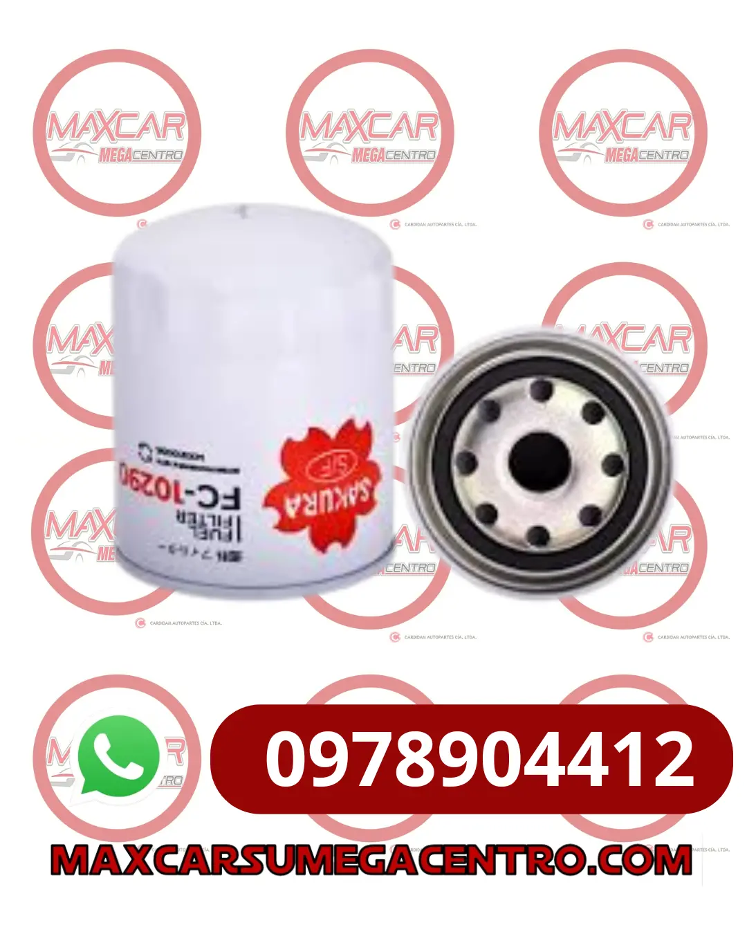 F.Afp10095 Filtro Combustible Advance Fuso Fa 814 3.9L 5Ton M23x1.5 (Fc10290) 1