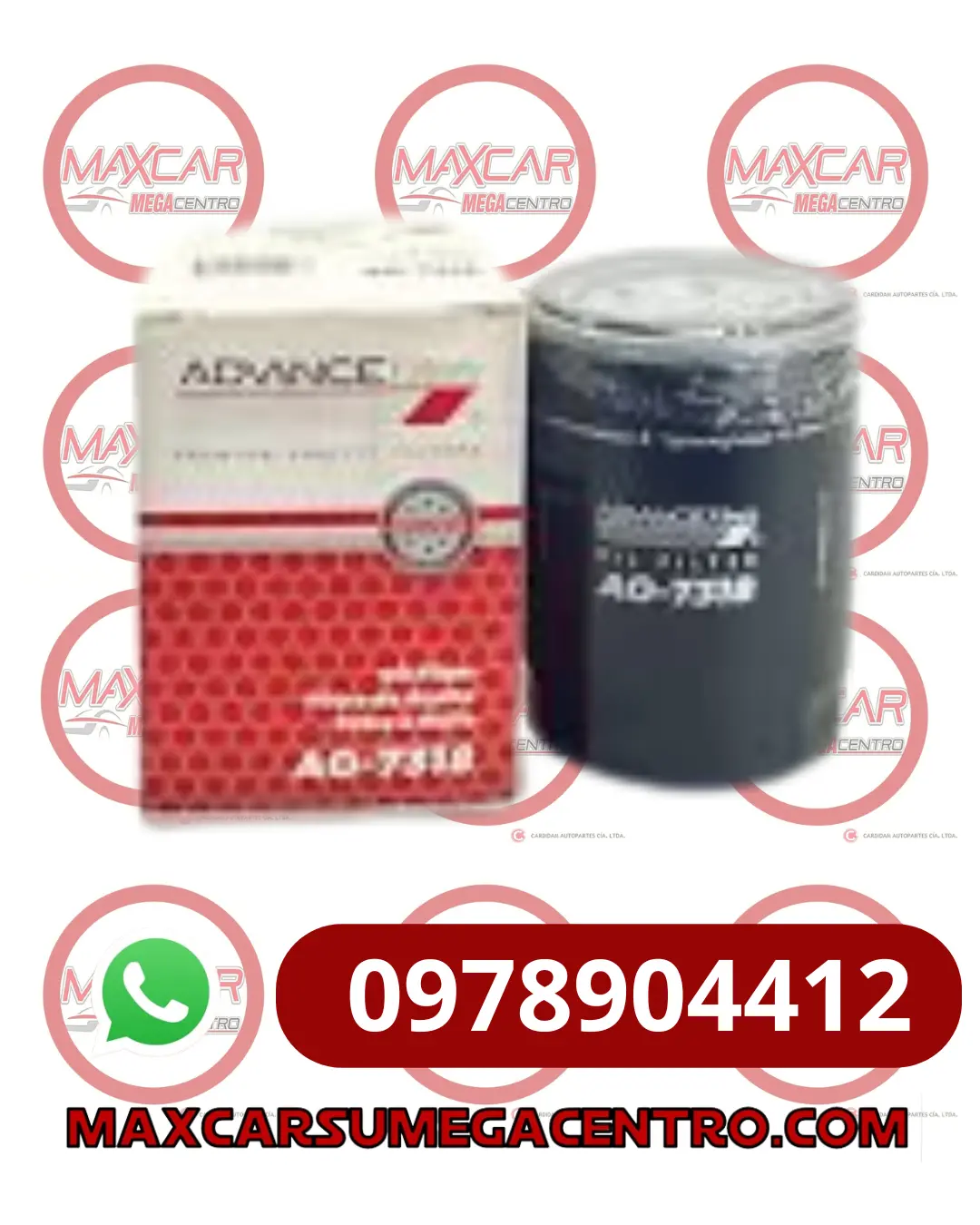 F.Ao7318 Filtro Aceite Advance L200 19 Montero Sport 3.0 19- 1