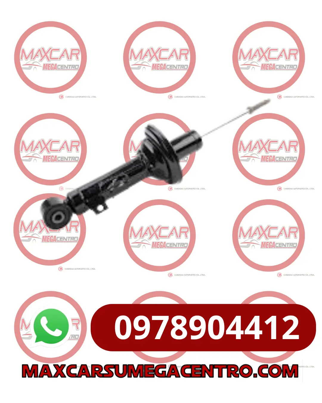 A.341398 Amortiguador Del Dlb Am105 Toy Hilux Vigo 2.7 05-17 4X2 (Plato Grande) Lh Aceite 1