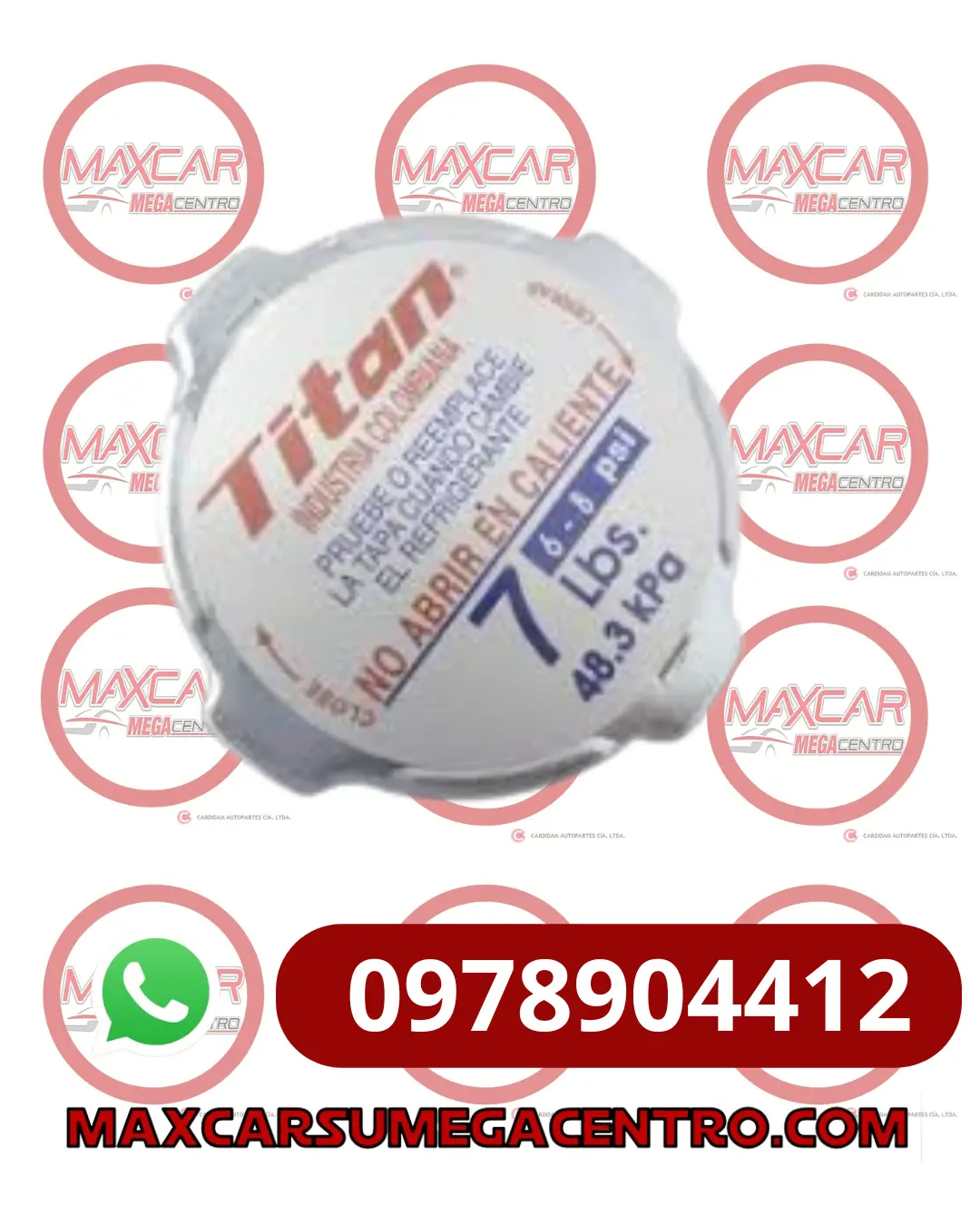 Tap.Tr28 Tapa Radiador Titan 7Lbs 1