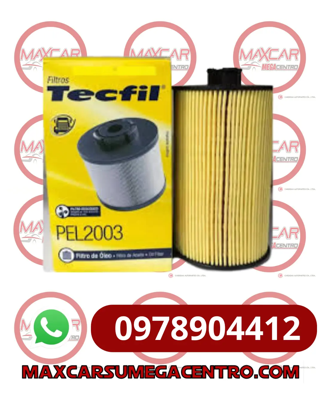 F.Pel2003 Filtro Aceite Tecfil Mercedez 1