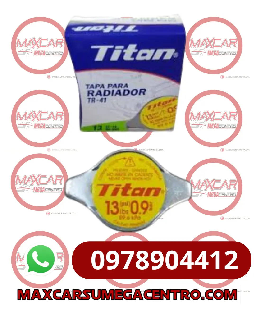 Tap.Tr41 Tapa Radiador Titan 13Lbs Esp 1