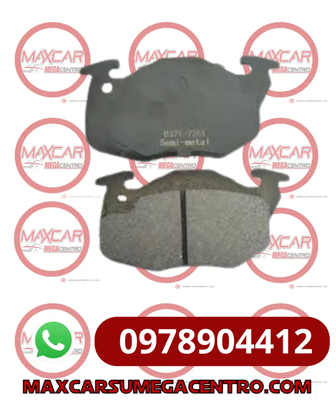 Pf.D371 Pastilla Freno Pos High Power Twingo Megane/Clio Dongfeng C37 (Hpbpa0126) 1