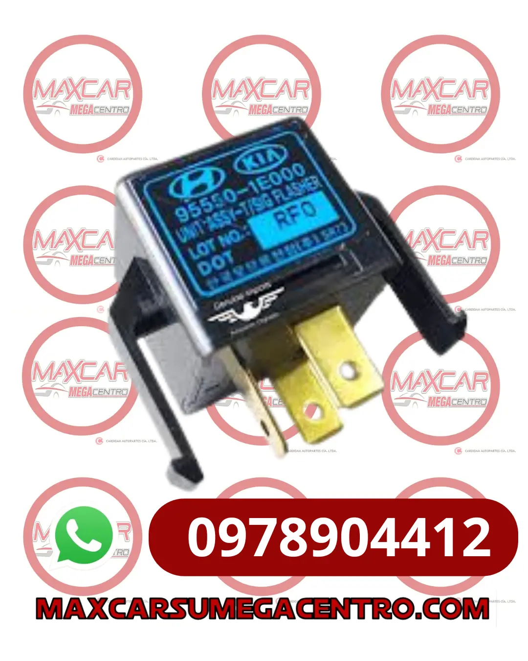 Fla.Fla059 Flasher Mobis 95550-1E000 Accent/Elantra/Xcite/Cerato 06- (Letra) 1
