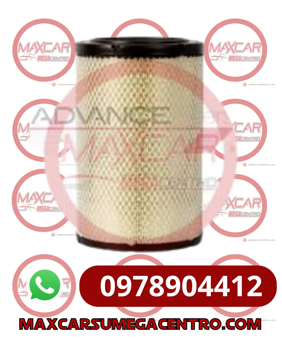 F.Aa9601 Filtro Aire Advance Jmc Carrying Plus 3.2 Ton 2.8L Mot Jx1044tsc4 (Cn39601aa Fa7657) 1