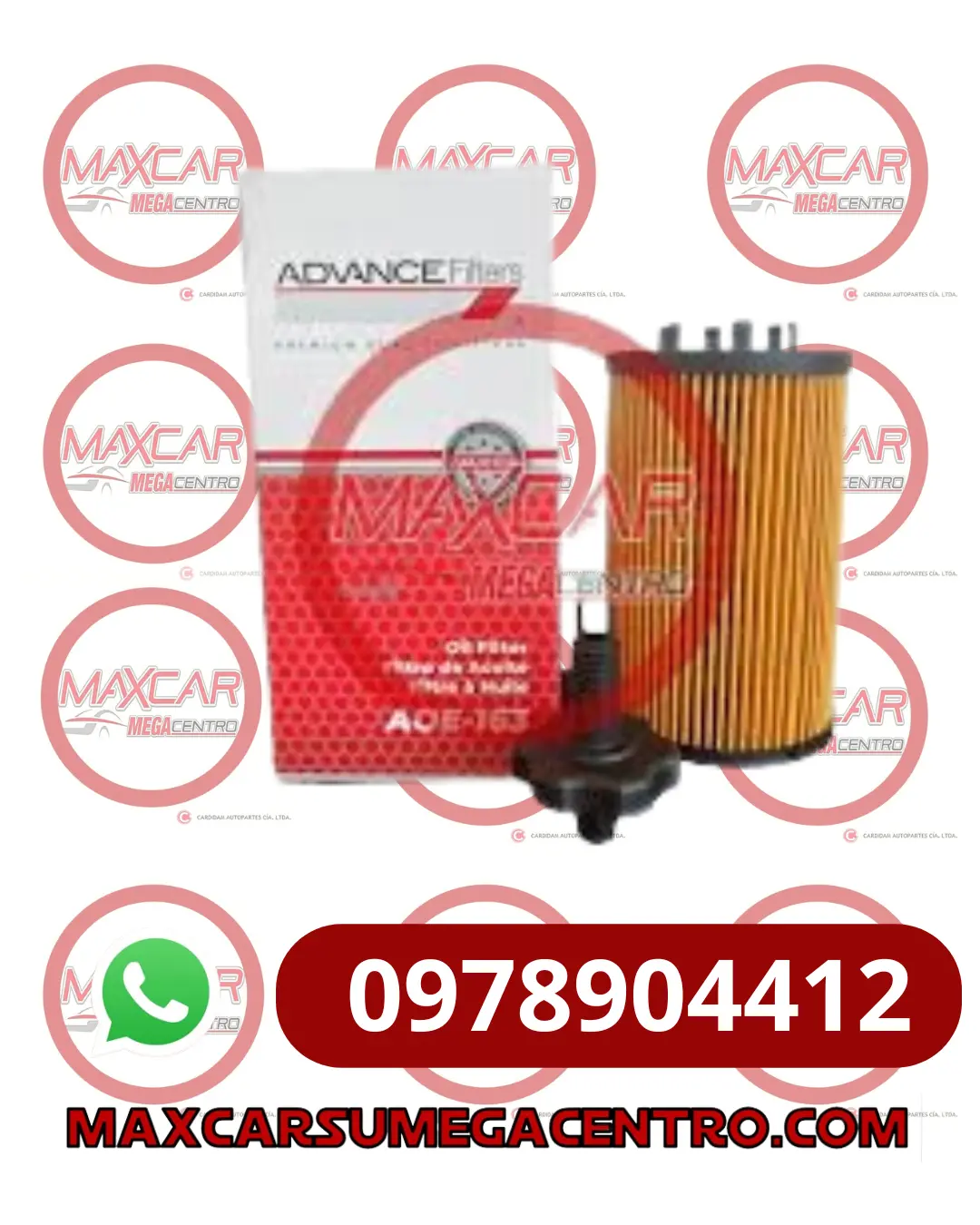 F.Aoe163 Filtro Aceite Advance Hino 300 22- Dutro City 514 Dutro 616 Dutro 716 Dutro 816 (Eo13070) 1