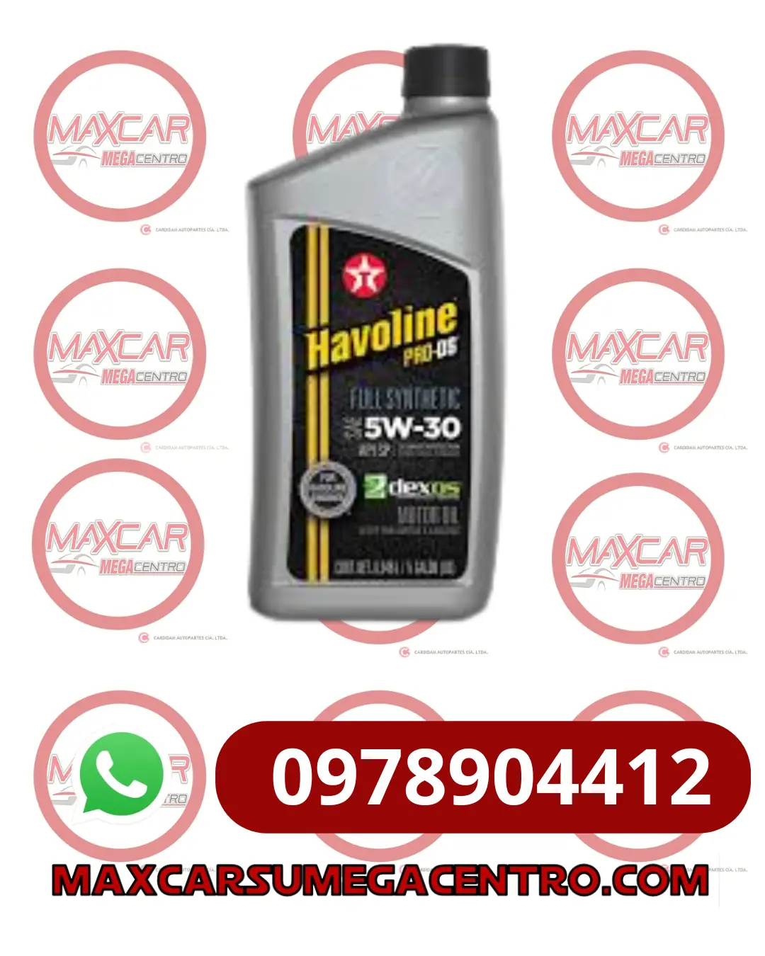 L.5W30 Havoline 1/4 Pro Ds Full Synthetic 1