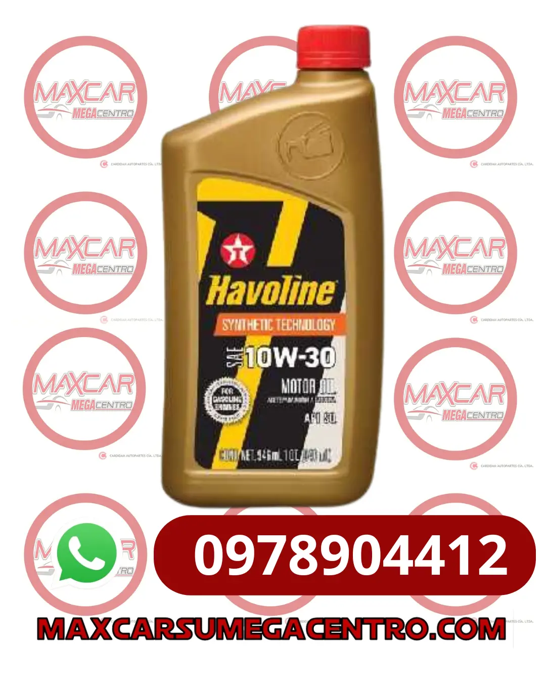 L.10W30 Havoline 1/4 Sintetic Blend 1