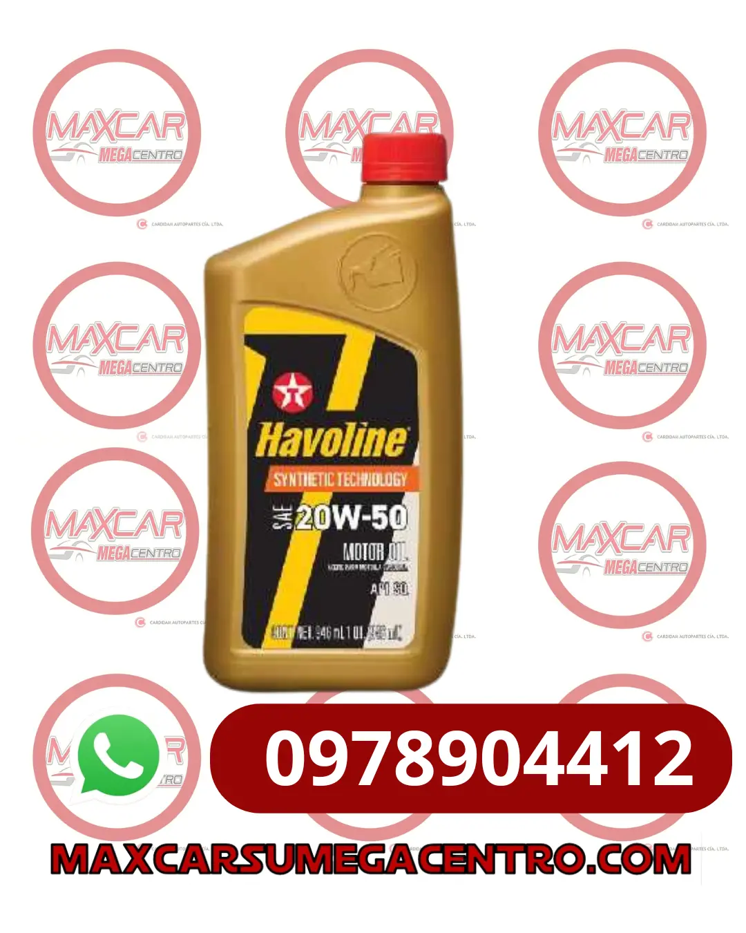 L.20W50 Havoline 1/4 Synthetic Blend 1