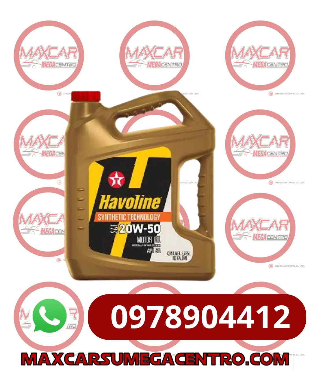 L.20W50 Havoline Galon Sinthetyc Blend 1