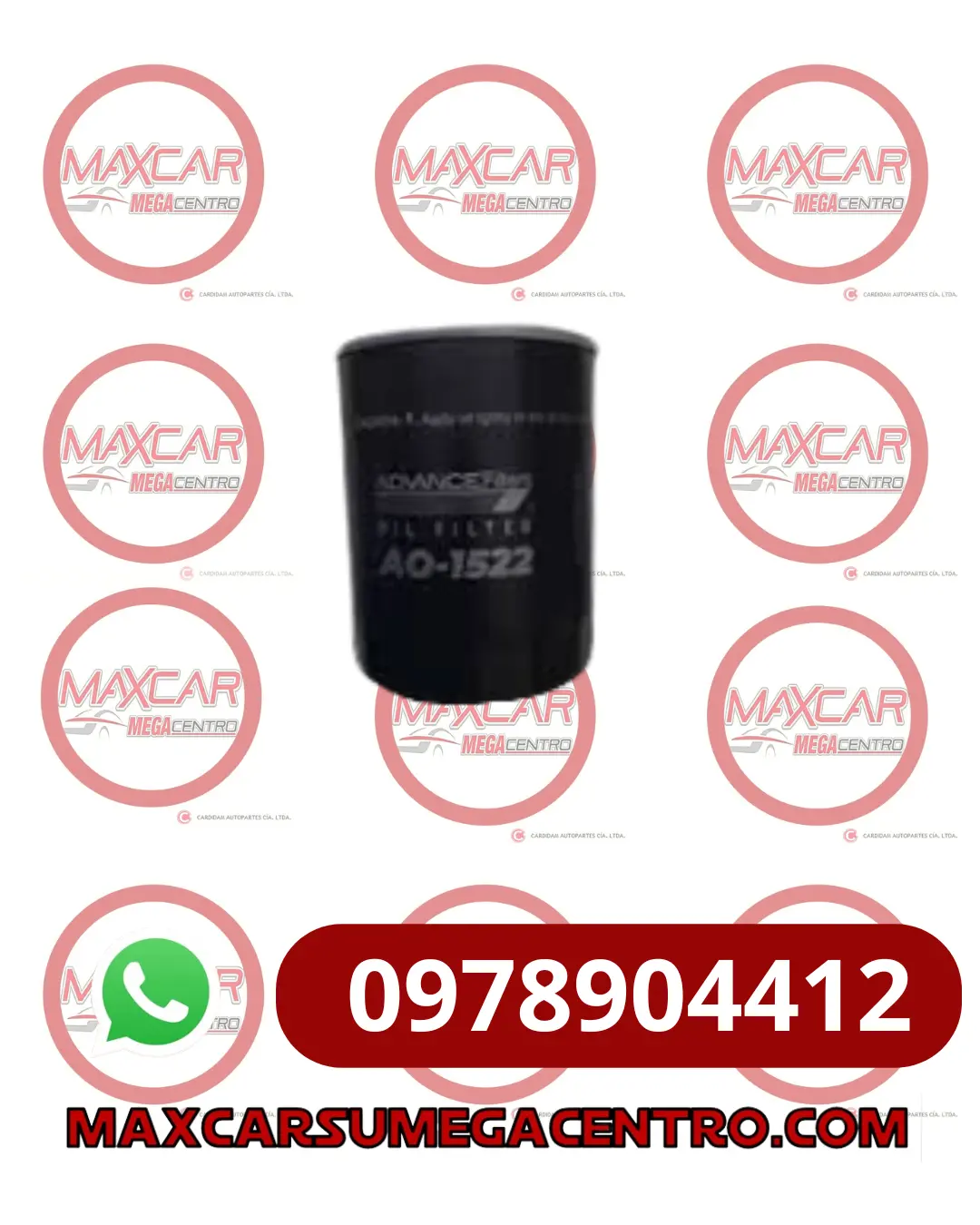F.Ao1522 Filtro Aceite Shogun C1522 Izusu Npr Nkr 1