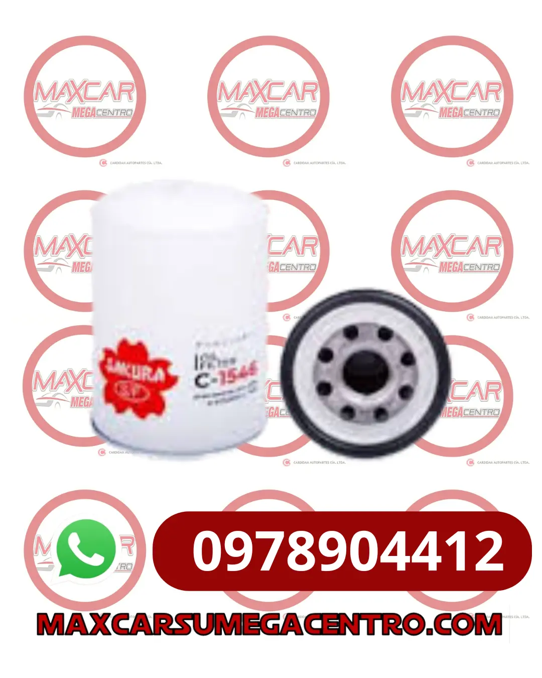 F.Ao1546 Filtro Aceite Shogun C1546 Nhr 4Jb1 (897329911) 1