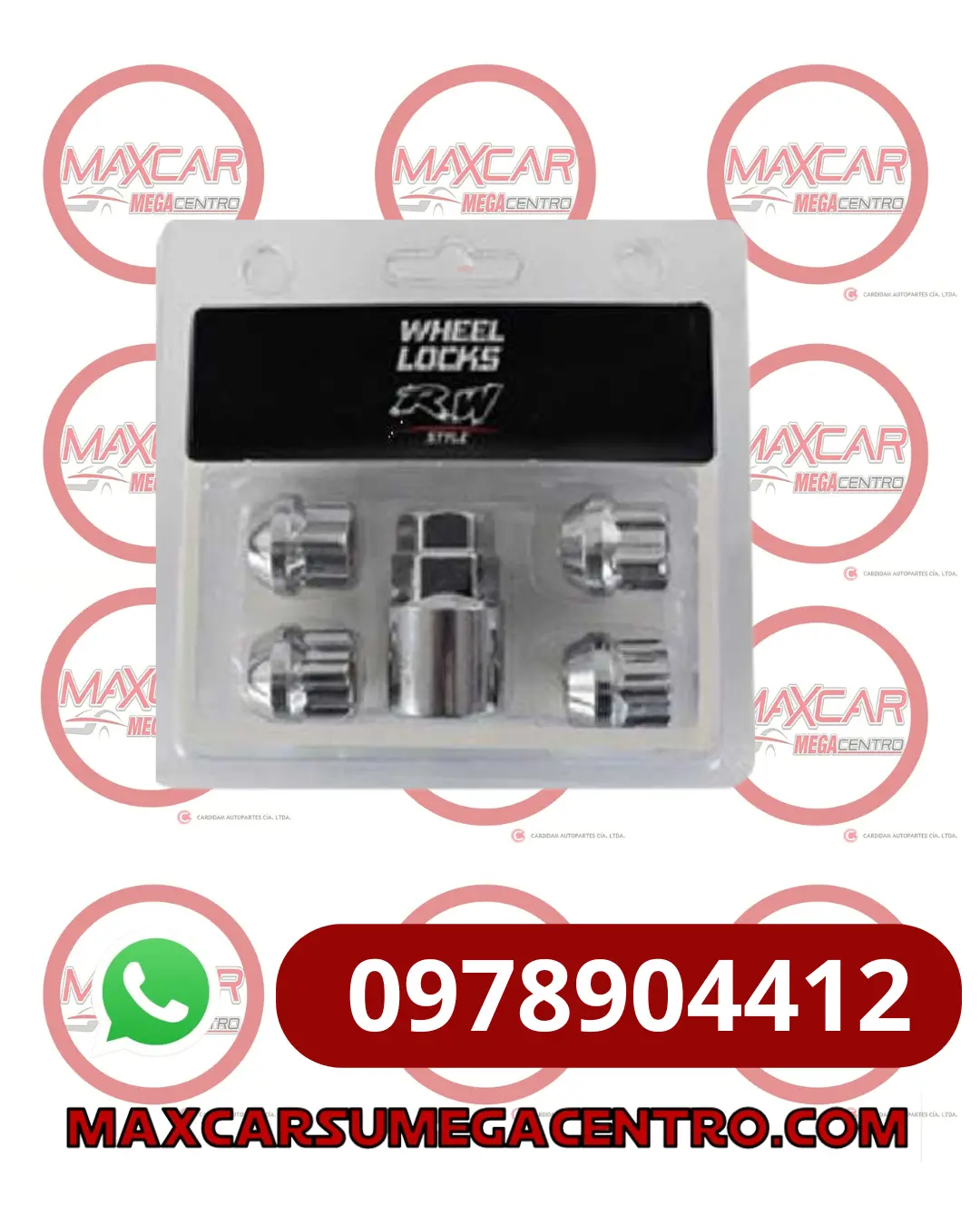 Tue.1/225 Kit Tuercas Seguridad Rw 1/2 1.25 5Pcs 23Mm D19-21 (880.621) 1