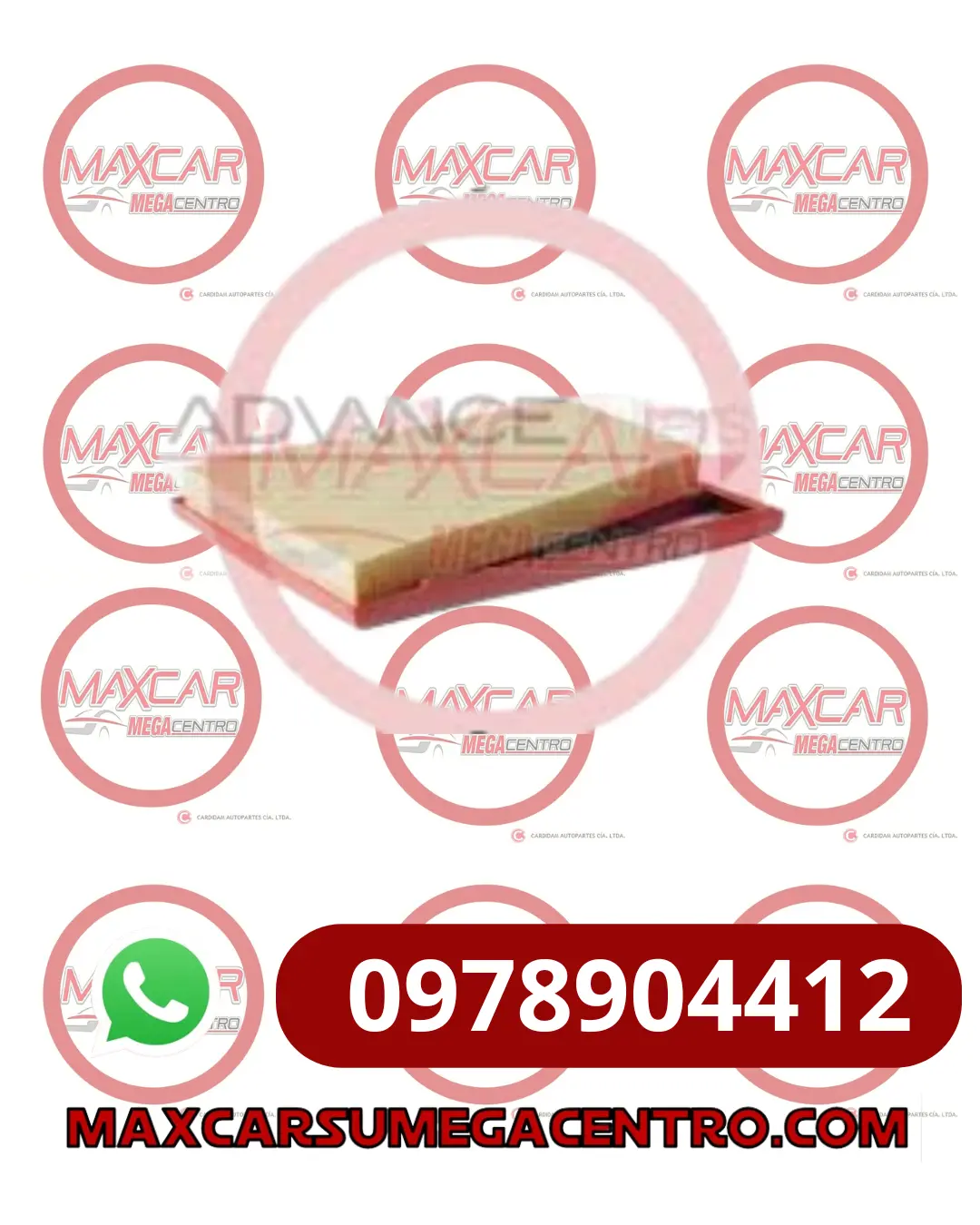 F.Aa12342 Filtro Aire Advance Fiat Argo 1.3 2022 Pulse 1.3 2022 Ram 700 1.3 1