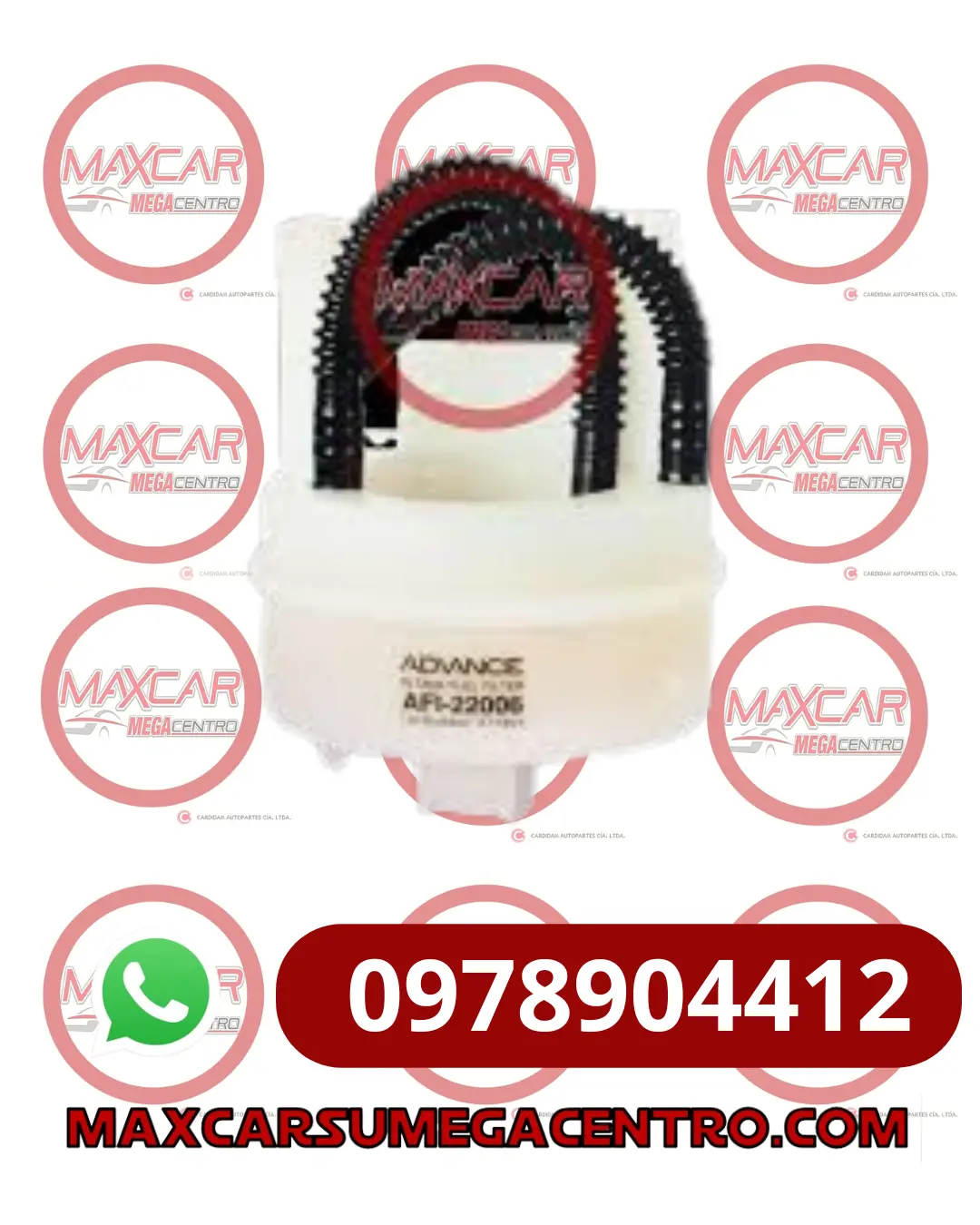 F.Afi22006 Filtro Combustible Advance Tiida Duster 12 Sandero Logan 10 Stepway (Sumergible) 1