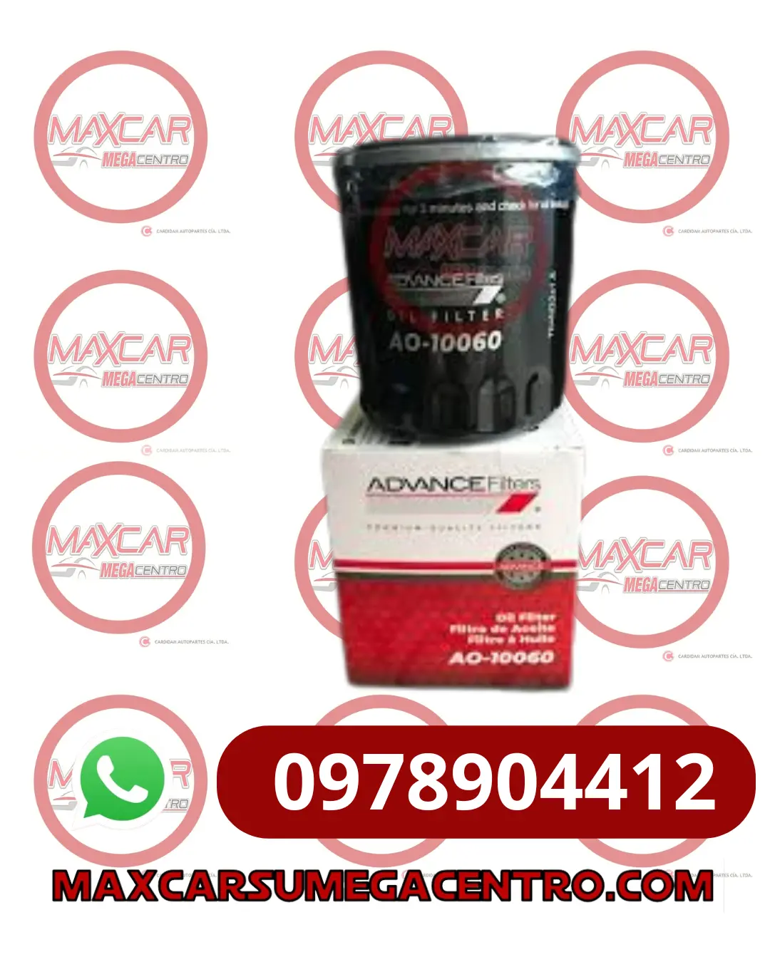 F.Ao10060 Filtro Aceite Advance Captiva Camaro Tahoe M22 1