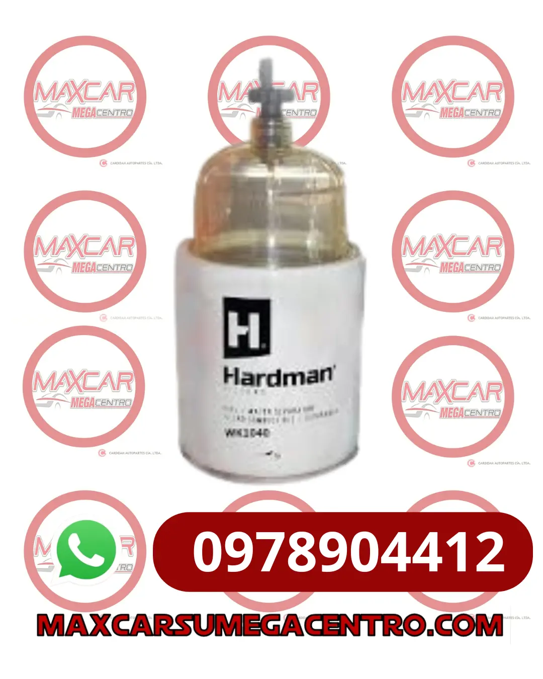 F.Wk1040 Filtro Combustible Hardman Hino Mb/ 1721 Nhr Nmr 1