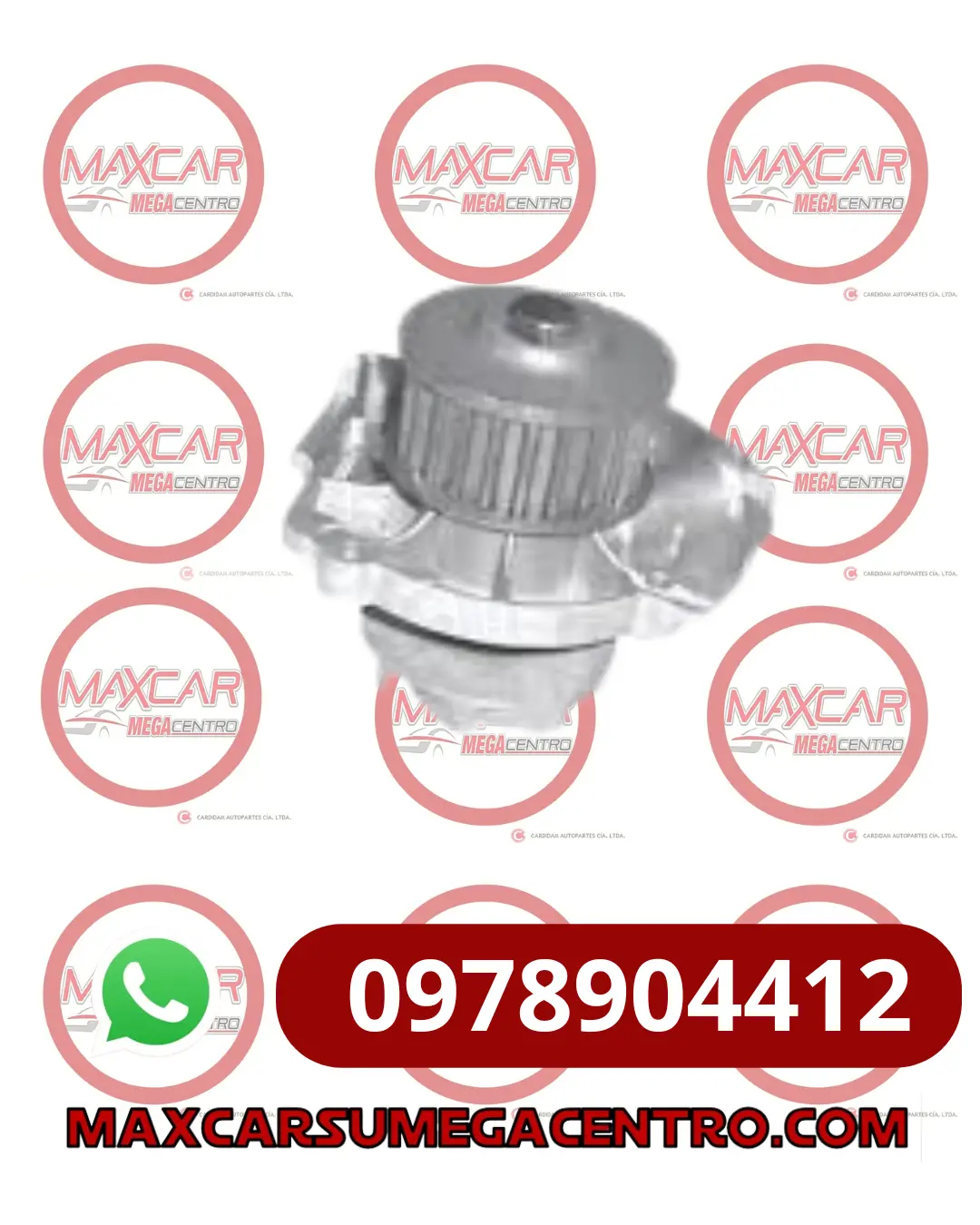 Boa.46520401 Bomba Agua Allparts Fiat Uno Fire 01 Fiorino Palio 1.3 8V 16V C/Polea 23Dtes 1