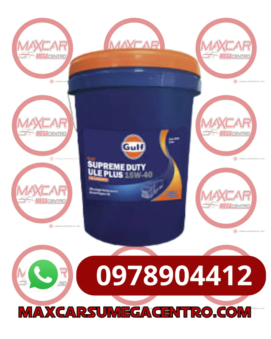 L.15W40 Gulf Supreme Duty Ule Caneca 5Galones Plus Ck4 1