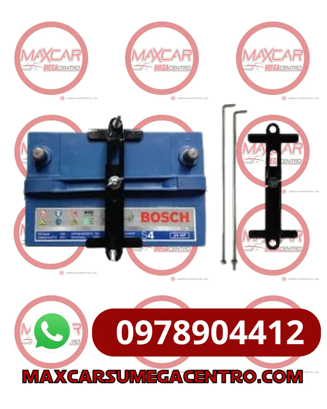 Sb.Mb100 Soporte Bateria Universal Grande Bosch 1