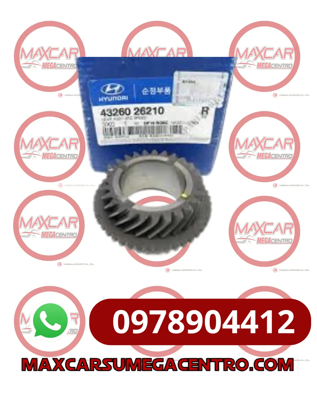 Piñ.43260-26210 Piñon Caja Cambios Mobis Rio R 12- 1.4 Rio Lx Mex (27D 3Ra 4326026210) 1