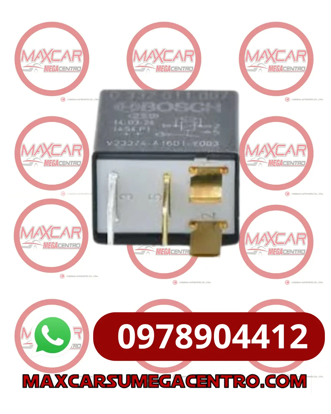 Rel.0332011007 Microrelay Bosch 12V 30A 4Patas 1