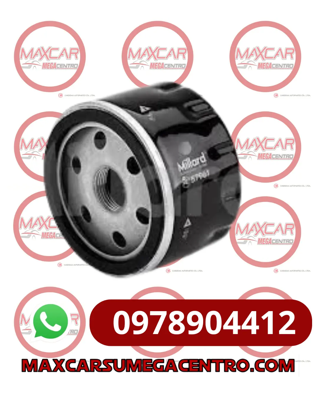 F.Ao3985 Filtro Aceite Millard Ml57961 Renault M20 (Psl77) 1