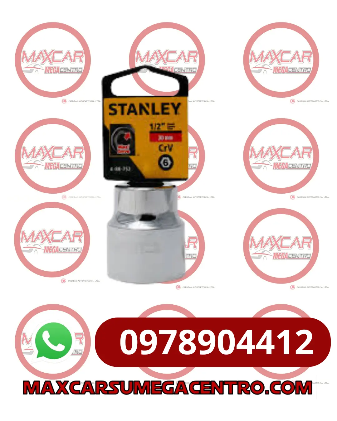 H.9788752 Dado Stanley 1/2 30Mm 6Lados (488802) 1
