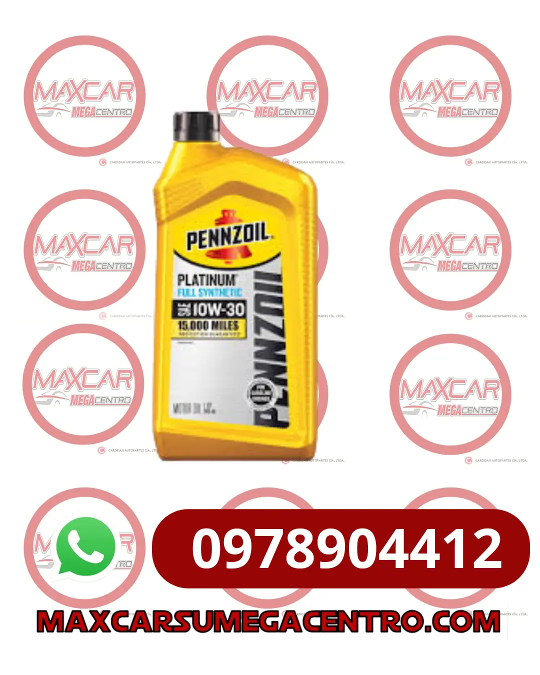 L.10W30 Penzoil 1/4 Platinum Full Synthetic 1