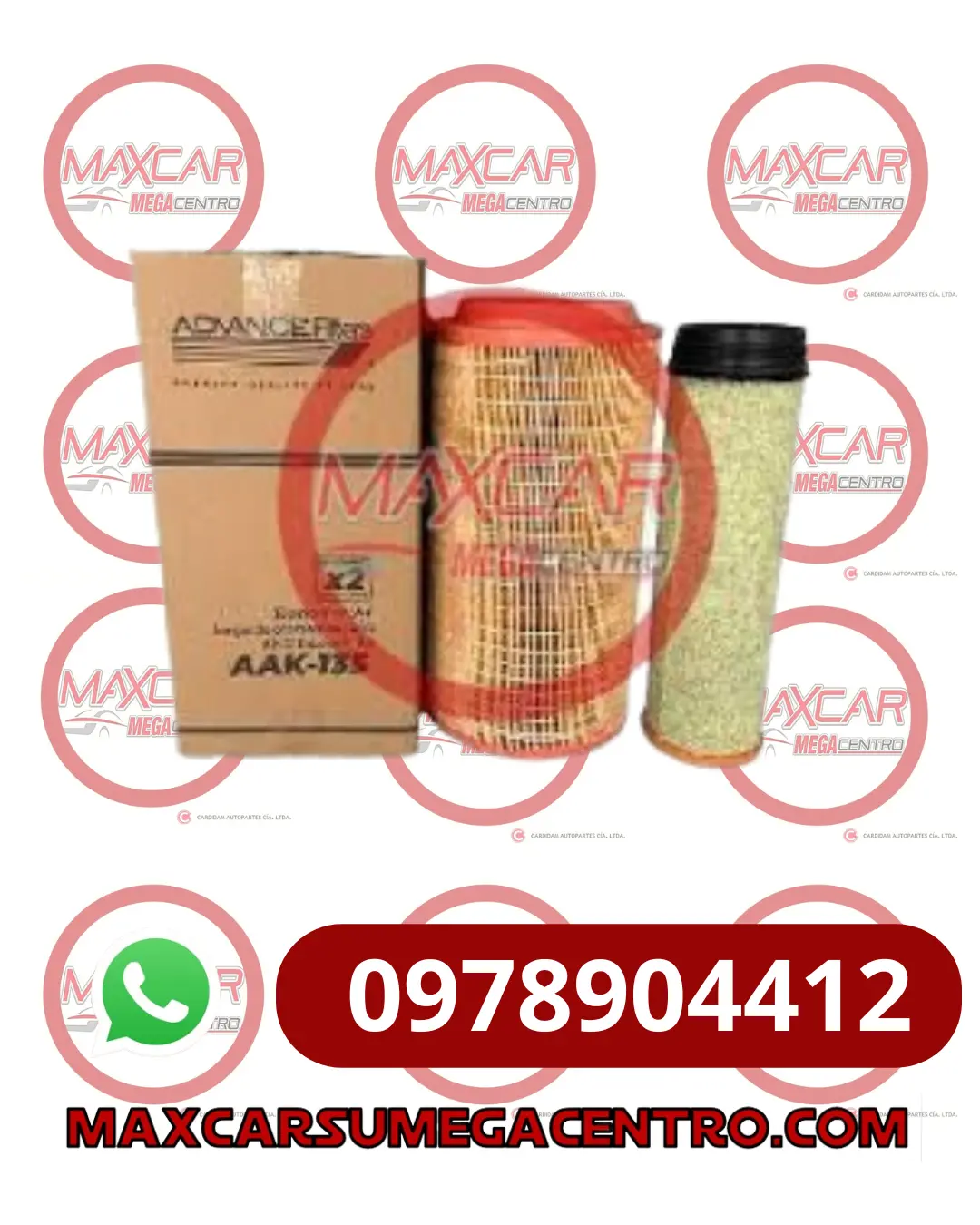 F.Aak135 Filtro Aire Advance Sinotruk T5g 1167 /10T (Aa24820-Aa1440) 1