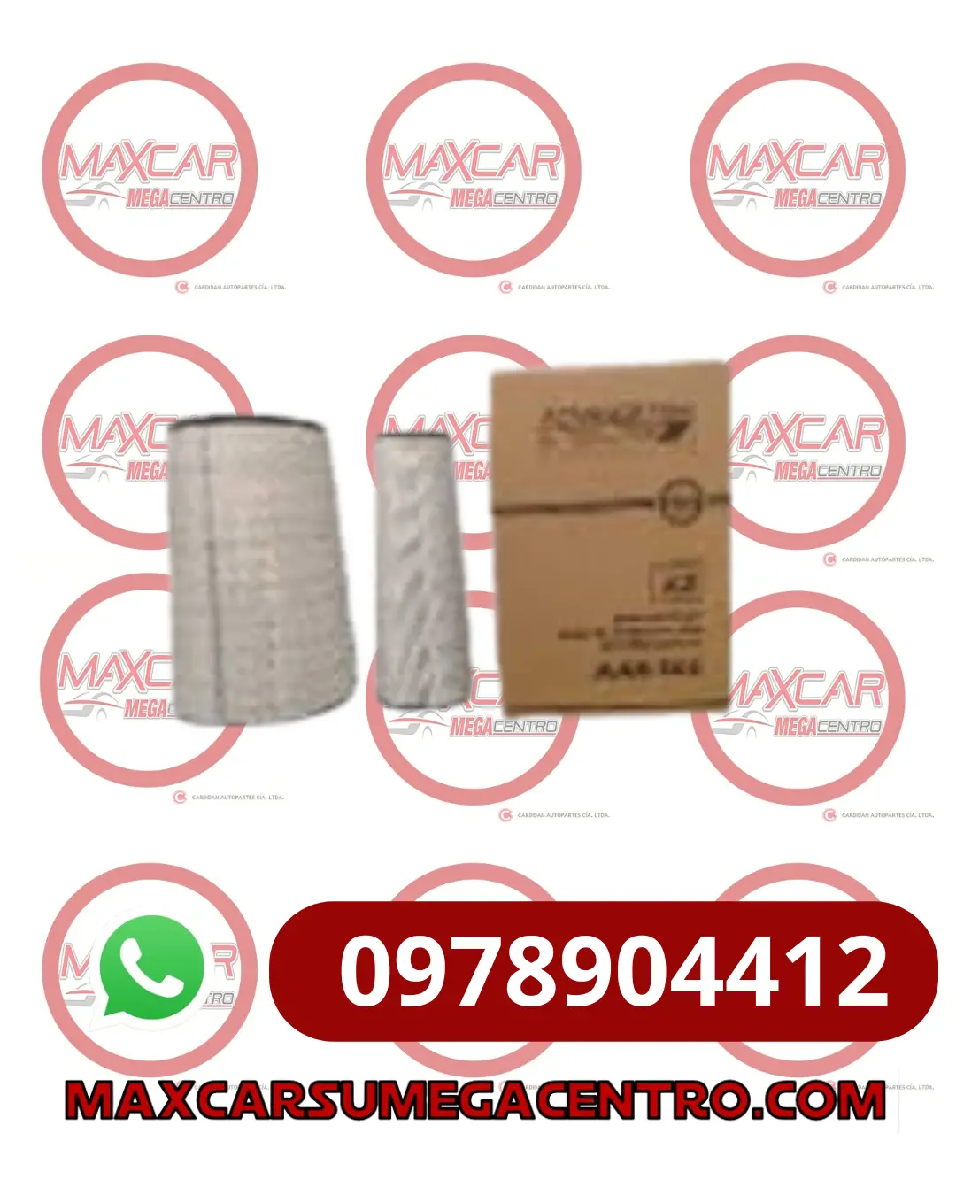 F.Aak144 Filtro Aire Advance Foton Auman 420 11.8L, Bj4259 430 11.8L La Bestia (Aa4307+Aa-4308) 1