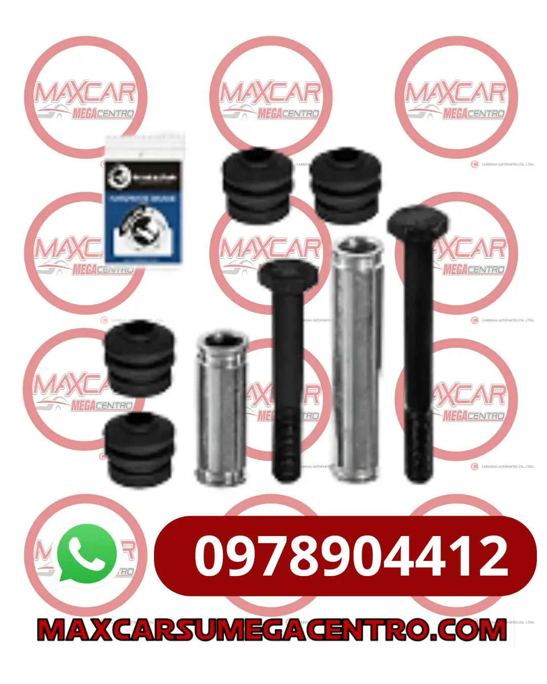 Pmo.242847 Pernos Mordaza Lasting Hilux Vigo 4X2 Del 1