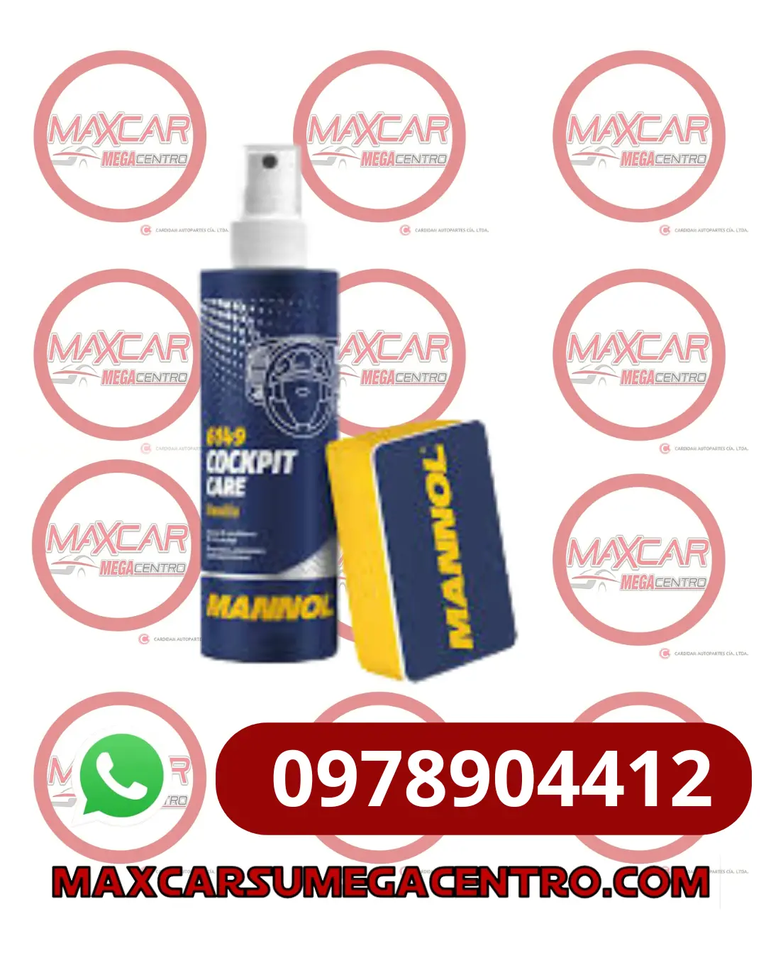 Lim.Mn6149 Mannol Limpiador Protector Uv3 Cockpit Care Vainilla 1
