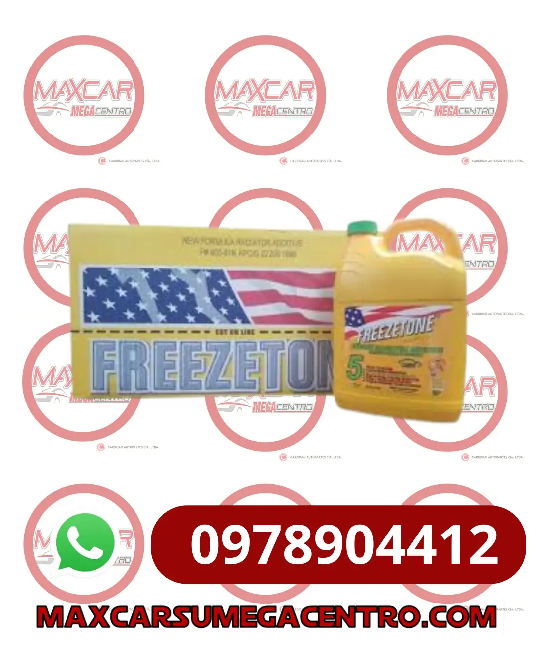 Ref.Fv Freezetone/Lubristone Refrigerante Galon Verde 1