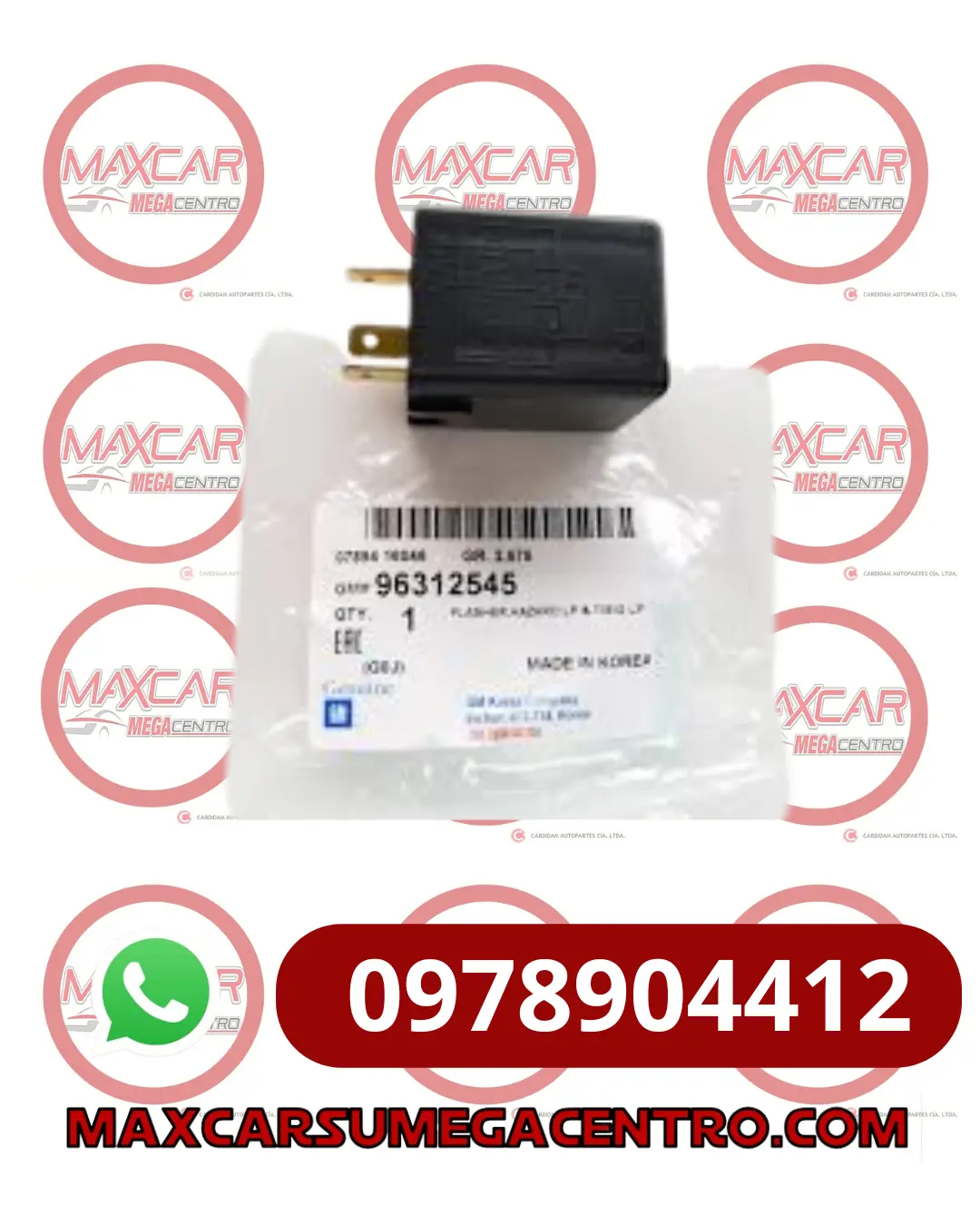 Fla.96312545 Flasher Gm Aveo/Optra 3P (31-49A-49) 1