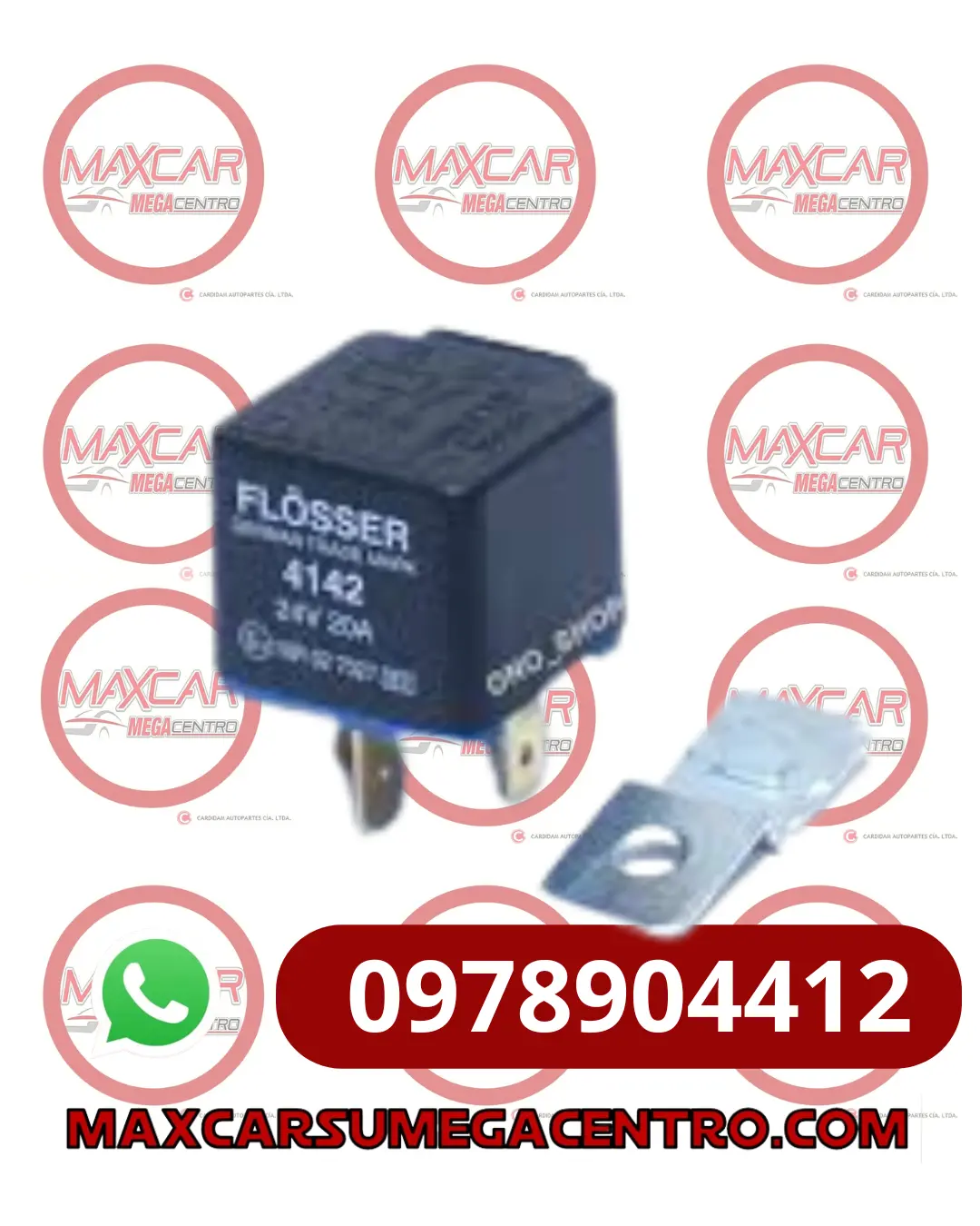 Rel.4142 Relay Flosher 24V 4P 1