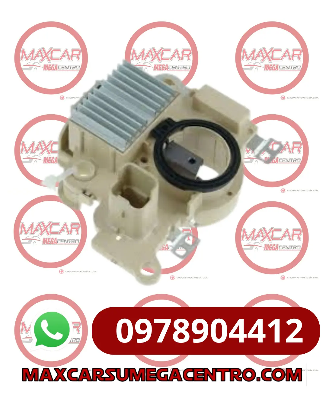 Reg.Ga777 Regulador Alternador Gaus 12V Logan 12- Mitsubishi 1