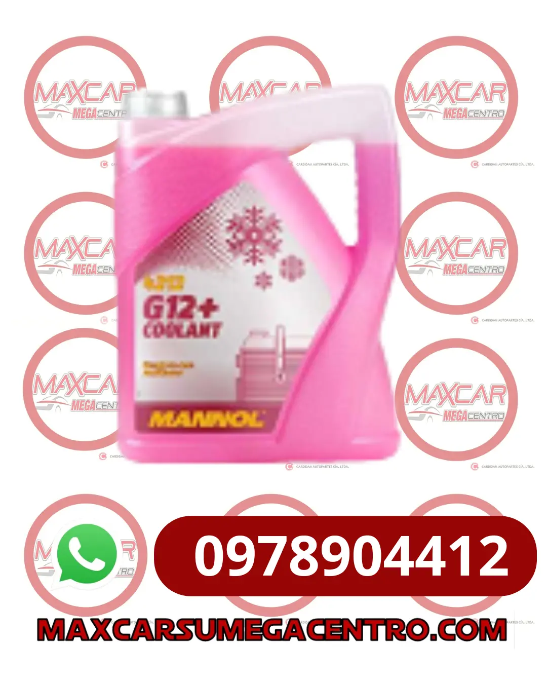 Ref.Rj Mannol Refrigerante Galon Rojo 70/30 G12+ 5Lt 1