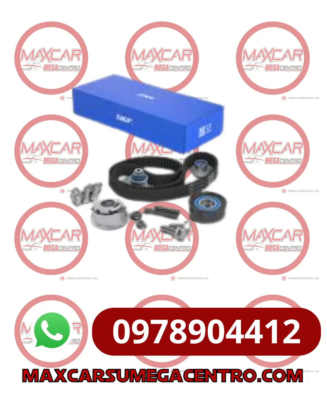 Kd.Vkma03256 Kit Distribucion Skf Peugeot 206 01-09 207 08-13 301 14-19 307 02-08 Citroen C-Elysee 14-19 C3 13-19 Todos 1.6 16V 1