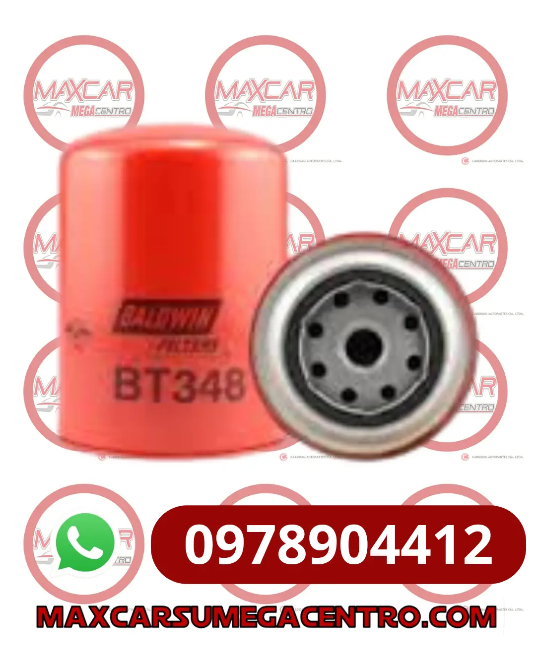 F.Bt348 Filtro Aceite Baldwin Fiat 1909102 1