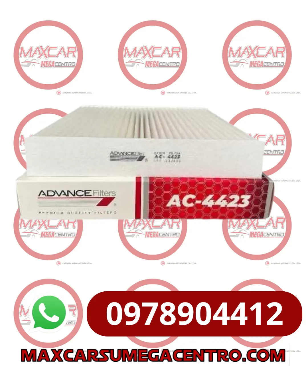 F.Ac4423 Filtro A/C Advance Geely Azkarra 1.5 Coolray 1.5 - 1