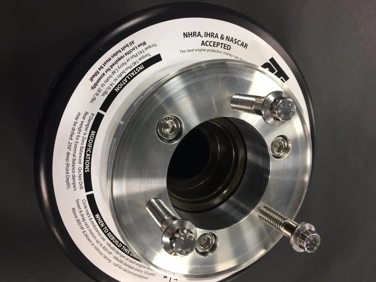2014-2019 C7 Lt1 Wetsump Ati Balancer With Adm Spacer 1