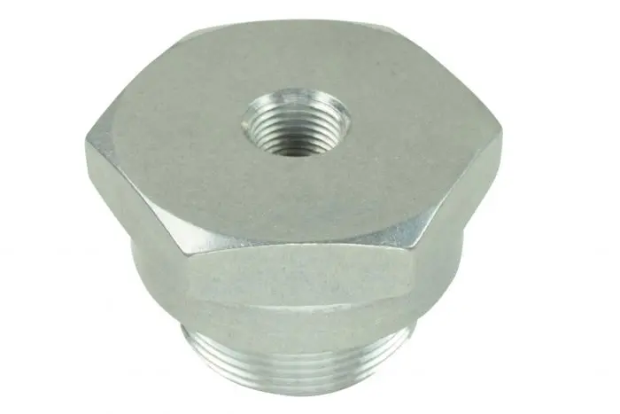 Lt Gen V M28 To 1/8" Npt Coolant Temperature Sensor Adapter Ls1 Lt1 Lt4 Lt5 L83 L86 1