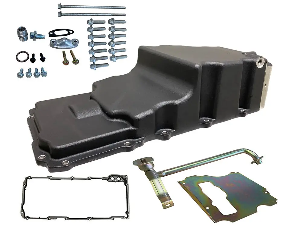 Speed Engineering Ls Swap Conversion Oil Pan "Black" (Low Profile) | (Ls1, Ls2, Ls3, Ls6) 1
