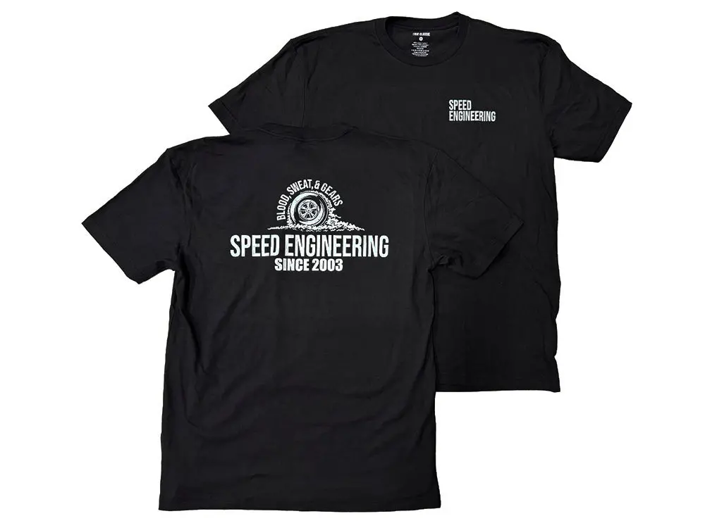 Speed Engineering Blood,Sweat, & Gears T-Shirt 1