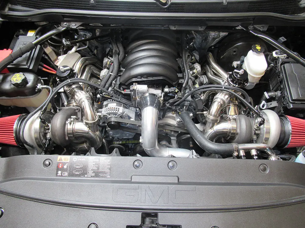 Silverado & Sierra Twin Turbo Kit | 2014-2019 (5.3L, 6.2L Engines) 1