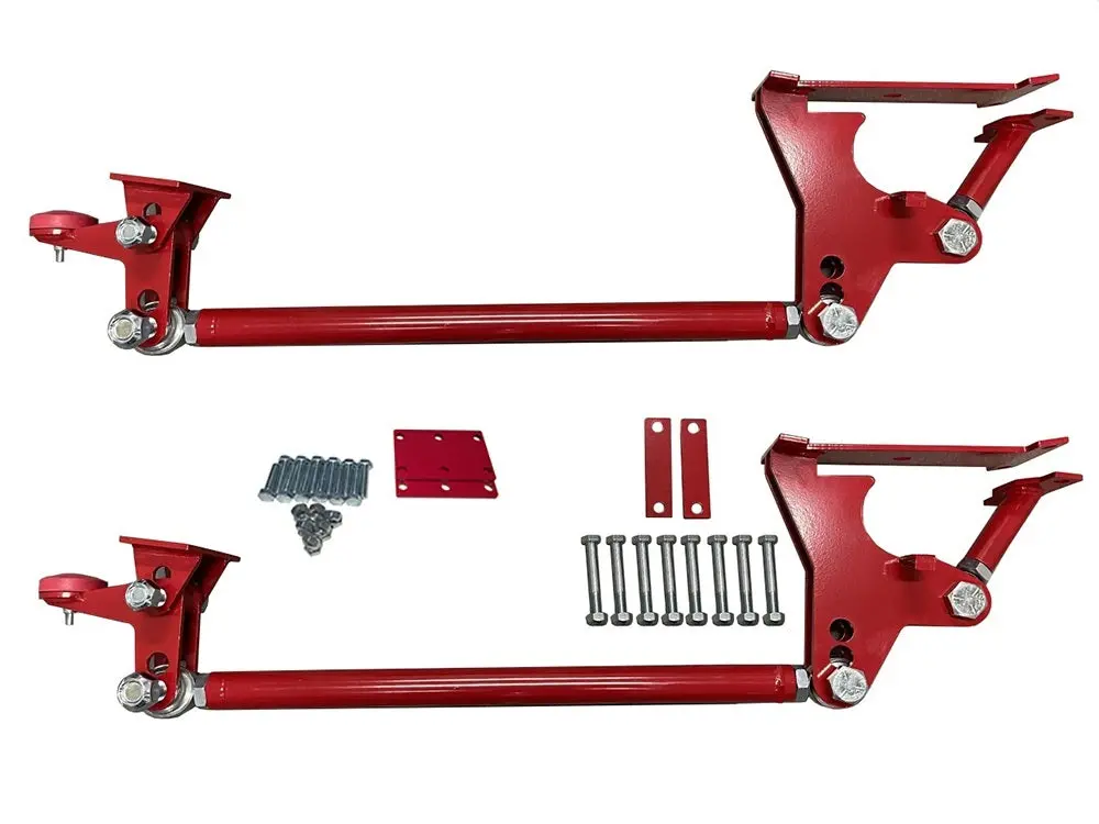 Chevrolet C10/K10 Truck Traction Bars | 1973-1987 (Standard Axle Position) Red 1