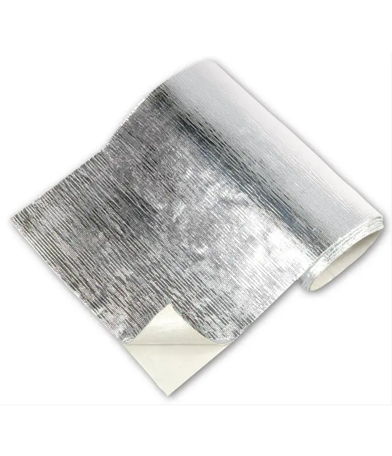 Adhesive-Backed Heat Barrier | 12" X 12" (Metal Zip Ties Included) 1