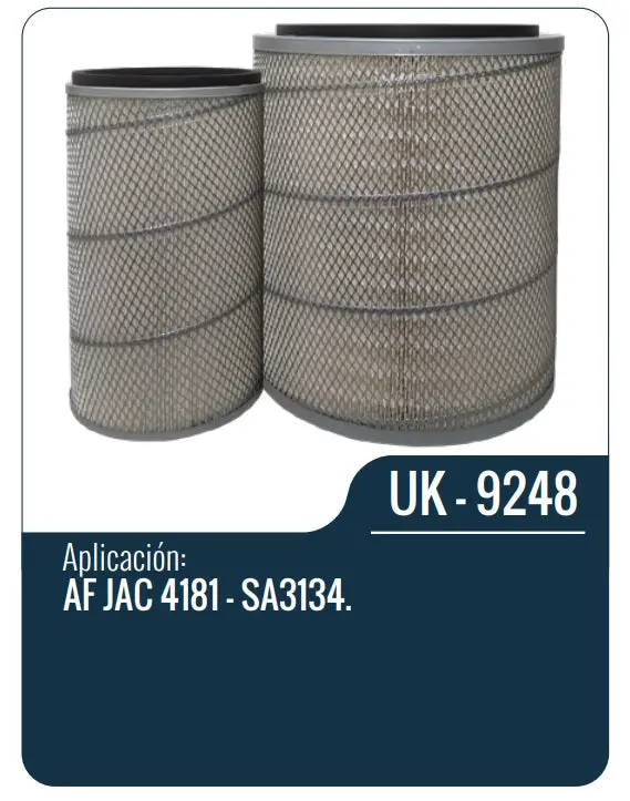 Filtro Aire Hk Uk9248 Jac Hfc4181 - Sa3134 435X280x188  - Fuk9248 1