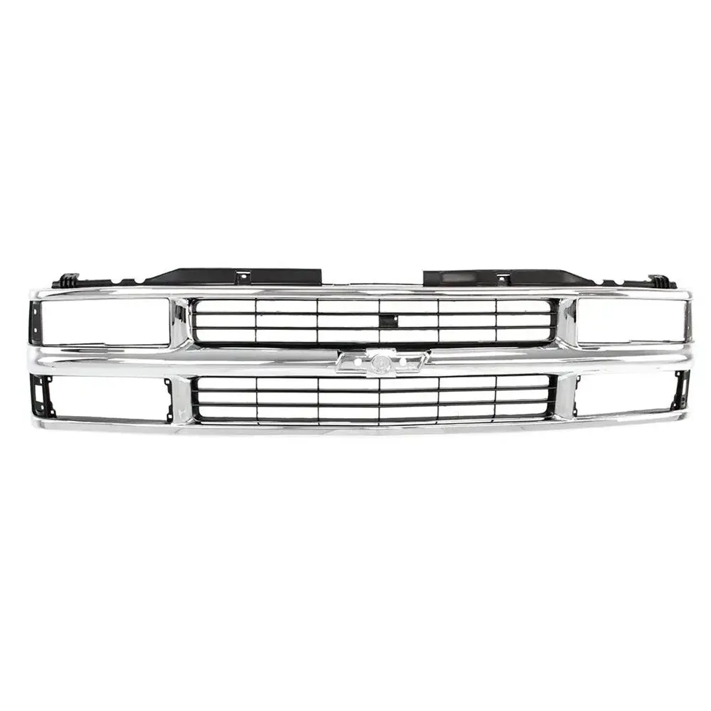 Amd Grille Shell - Chrome Gray (Composite Headlight) | 94-98 Chevy C/K Obs Truck Suv 1